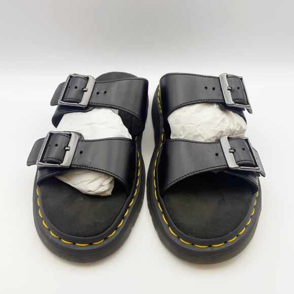 Dr. Martens Unisex Josef Leather Sandal Size US M7 W8 EU 39 Buckle Strap NIB - Picture 7 of 11